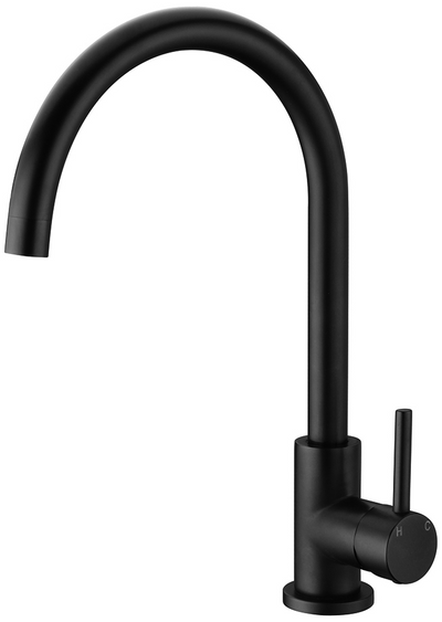 CURO Pin Hdl Sink Mixer in Matt Black