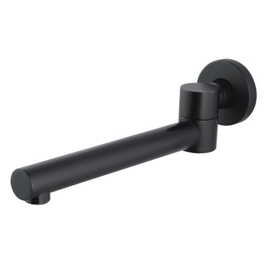CURO Swivel Bath Spout in Matt Black