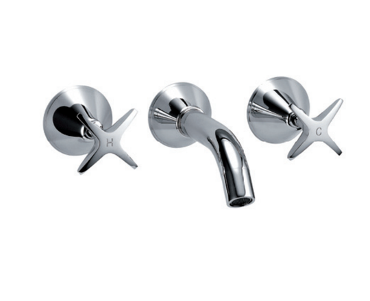 SEA STAR Fixed Bath Set 200mm Spout