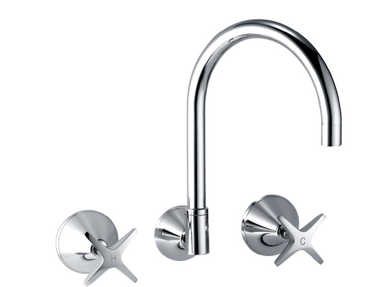SEA STAR Wall Set With Swivel Spout