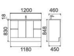 NUTRO LUX Vanity 120x