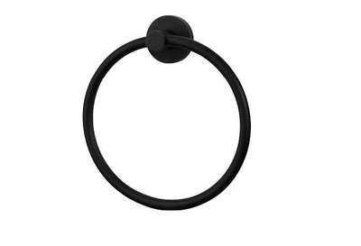 CURO Towel Ring Black Round