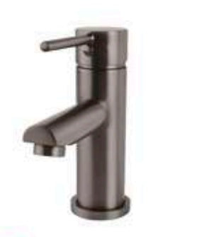 JESS Pin Hdl Basin Mixer in Gun Metal