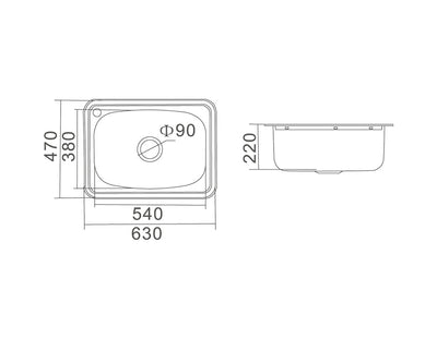 LAVASSA Laundry Tub 45L