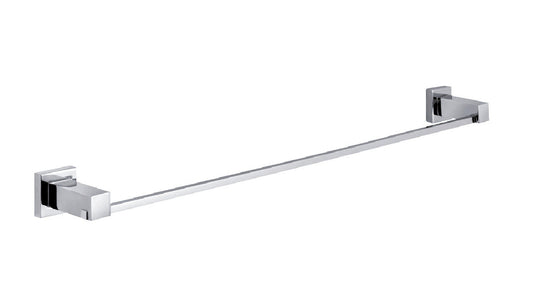 QUBI Single towel rail (750mm/600mm) in Chrome