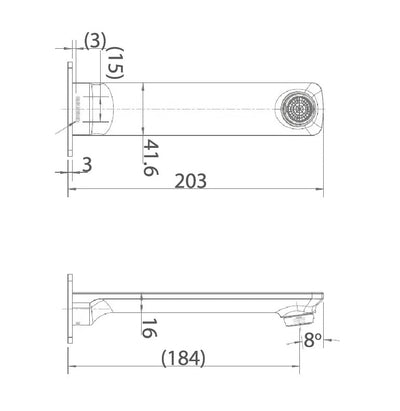 BRAVO Bath/Basin Mixer With Fixed Spout