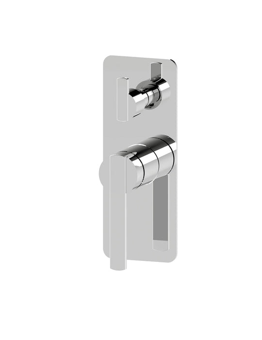 ROMEO Shower mixer with diverter in Chrome