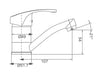 MOBI Swivel Basin Mixer