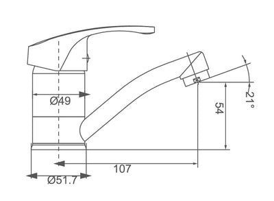 MOBI Swivel Basin Mixer