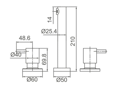 Bath Set 210MM Fixed Spout