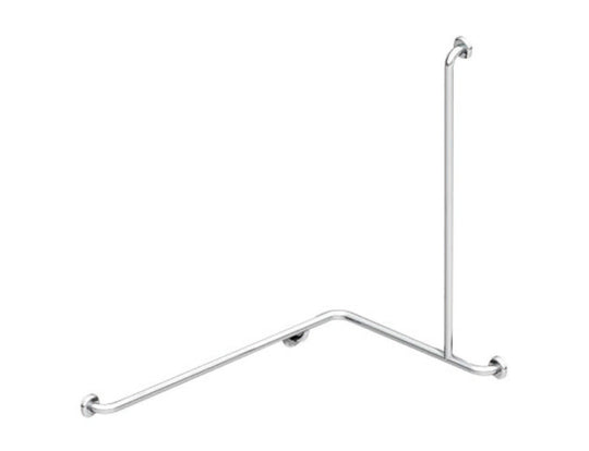 L shape with extension, Shower Grab Rail-RH
