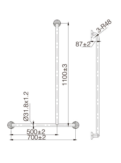 HAND RAIL and SHOWER RAIL