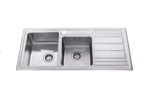 IMPACT Counter Top Sinks c/w basket waste with tap hole