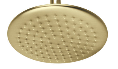 Brass Shower Head in Brushed Brass