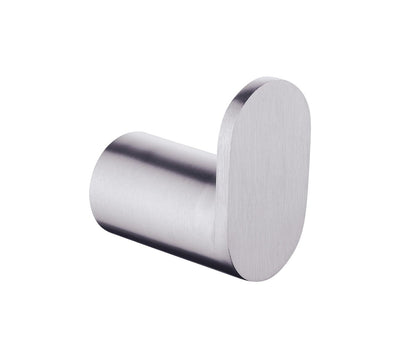 RUSHY Brushed Nickel Round Robe Hook