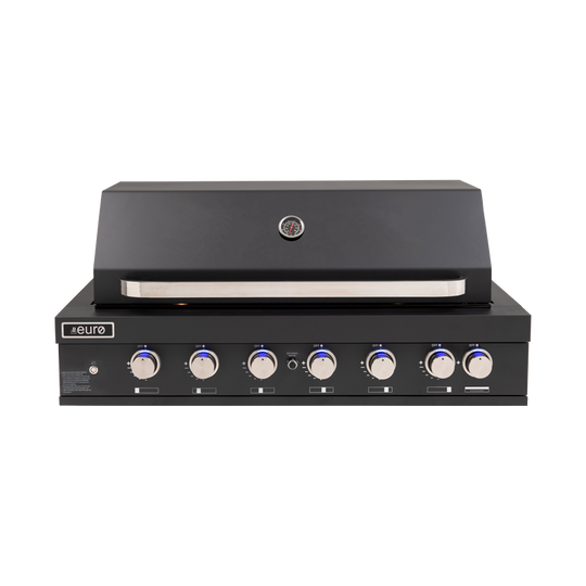 EAL1200RBQBL – 6 Burner Black Built-In BBQ