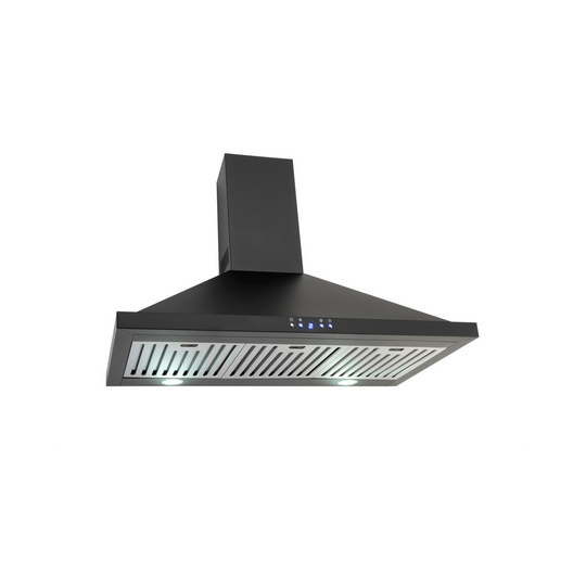 EBB900BK3R 90cm Alfresco Canopy Rangehood (Black)
