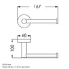 Pentro Gun Metal Grey Toilet Roll Holder