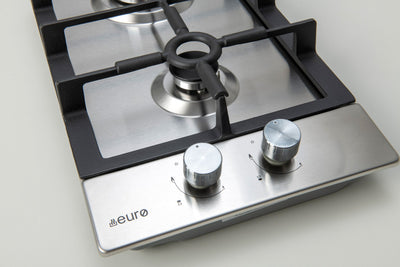 ECT30GX 30cm 2 Burner Stainless Steel Gas Hob Cooktop