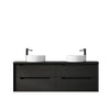 Black Oak Byron 1500mm Wall Hung Vanity