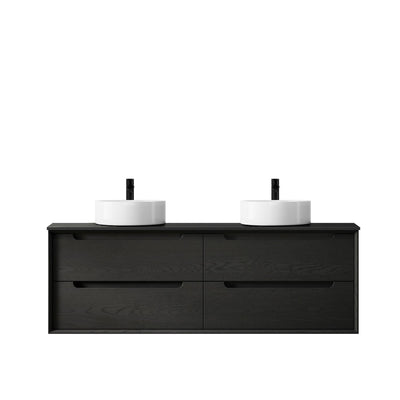 Black Oak Byron 1500mm Wall Hung Vanity