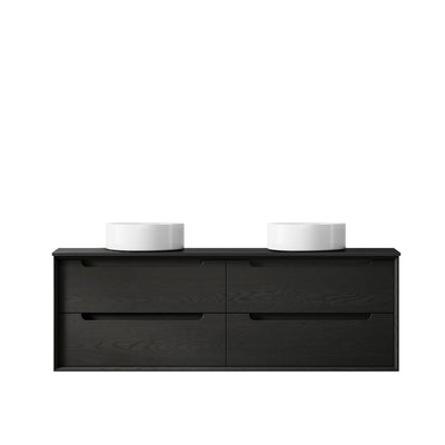 Black Oak Byron 1500mm Wall Hung Vanity