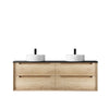 Natural Oak Byron 1500mm Wall Hung Vanity