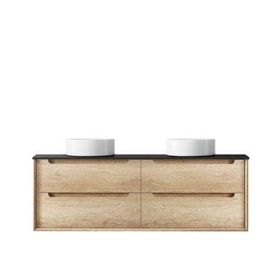 Natural Oak Byron 1500mm Wall Hung Vanity