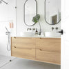 Natural Oak Byron 1500mm Wall Hung Vanity