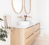 Natural Oak Byron 1500mm Wall Hung Vanity