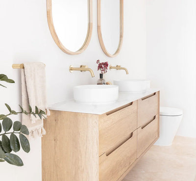 Natural Oak Byron 1500mm Wall Hung Vanity