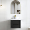 Black Oak Byron 600mm Wall Hung Vanity