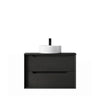 Black Oak Byron 750mm Wall Hung Vanity