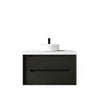 Black Oak Byron 900mm Wall Hung Vanity