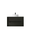 Black Oak Byron 900mm Wall Hung Vanity