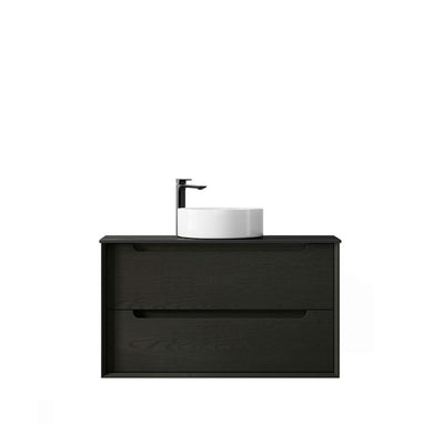 Black Oak Byron 900mm Wall Hung Vanity