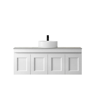 Satin White Hampton Mark II 1200mm Wall Hung Vanity