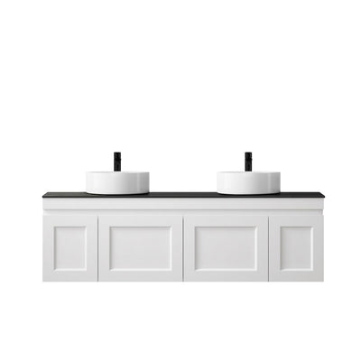 Satin White Hampton Mark II 1500mm Wall Hung Vanity