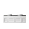 Satin White Hampton Mark II 1500mm Wall Hung Vanity