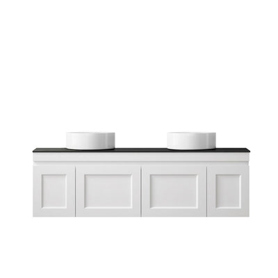 Satin White Hampton Mark II 1500mm Wall Hung Vanity