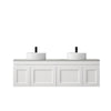 Satin White Hampton Mark II 1500mm Wall Hung Vanity