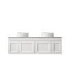 Satin White Hampton Mark II 1500mm Wall Hung Vanity