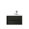 Black Oak Byron 900mm Wall Hung Vanity