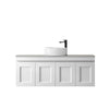 Satin White Hampton Mark II 1200mm Wall Hung Vanity