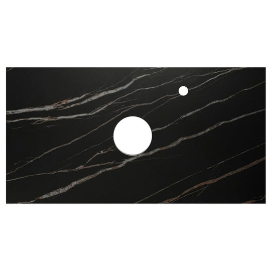 Satin Black Hampton Mark II 750mm Wall Hung Vanity