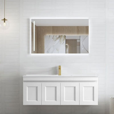 Satin White Hampton Mark II 1200mm Wall Hung Vanity