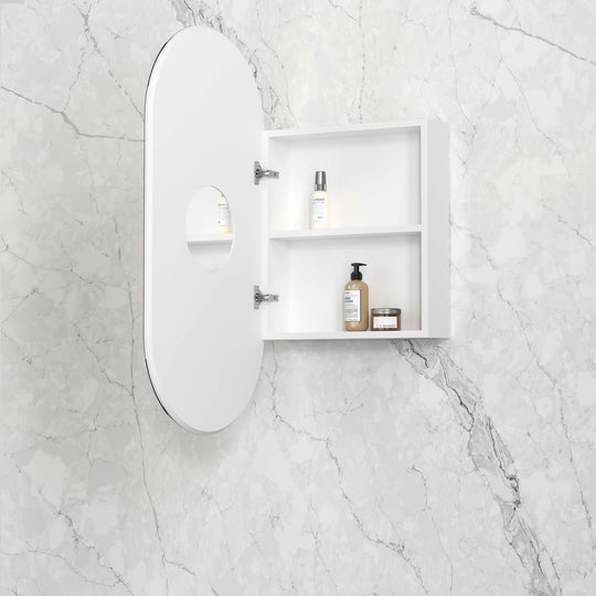 NOOSA MATTE WHITE SHAVING CABINET