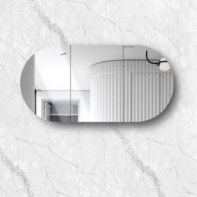 BONDI 1800mm SHAVING CABINET MATTE WHITE