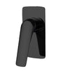 AU Series Square Black Shower/Bath Wall Mixer