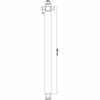Pentro Gun Metal Grey Round Ceiling Shower arm 400mm
